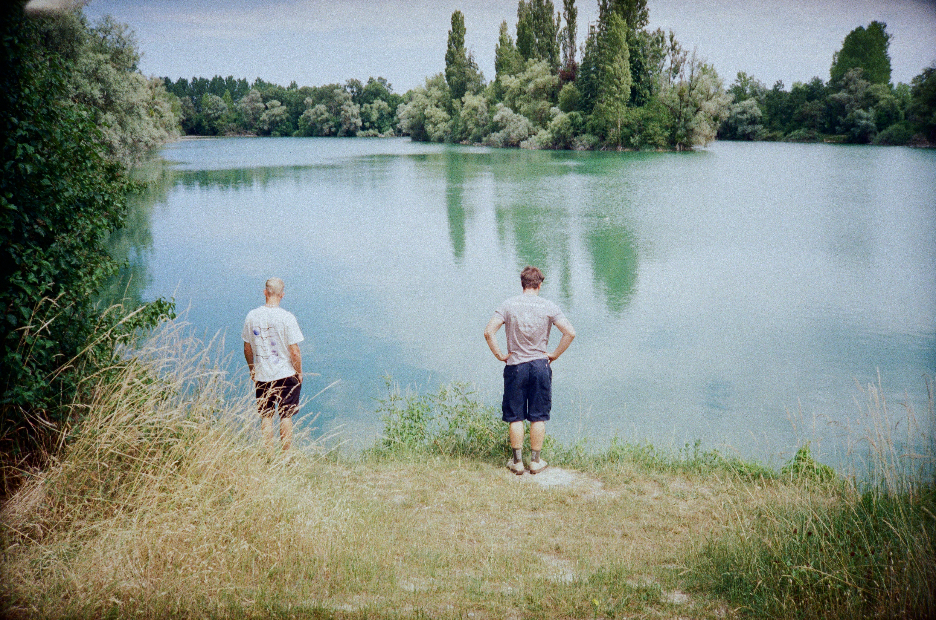 Scoping out a swimming spot